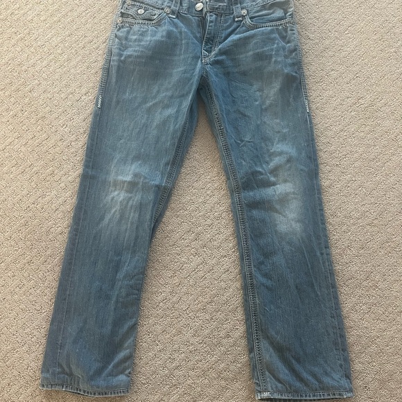 True Religion Classic Blue Jeans with Signature Pocket - Picture 3 of 10